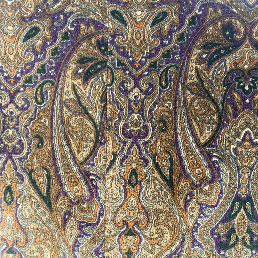 SOLD Bern And Mort Velour Single Breasted Brown Paisley Blazer NWOT - Picture 11 of 14